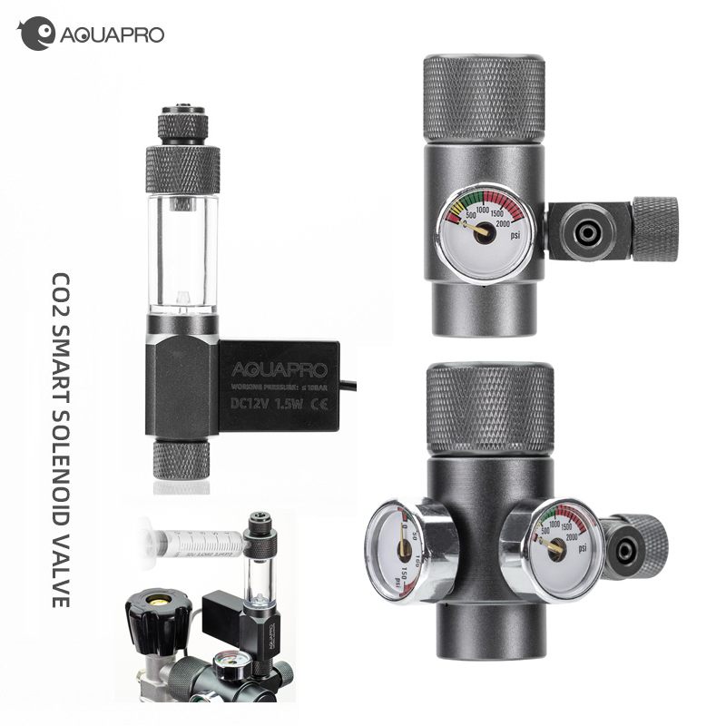 Co2 Regulator Dual Stage - حوض السمك Co2 منظم نظام صغير