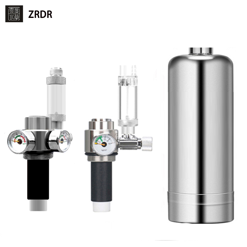 Co2 Regulator Dual Stage - ZRDR مولد حوض السمك الفولاذ المقاوم