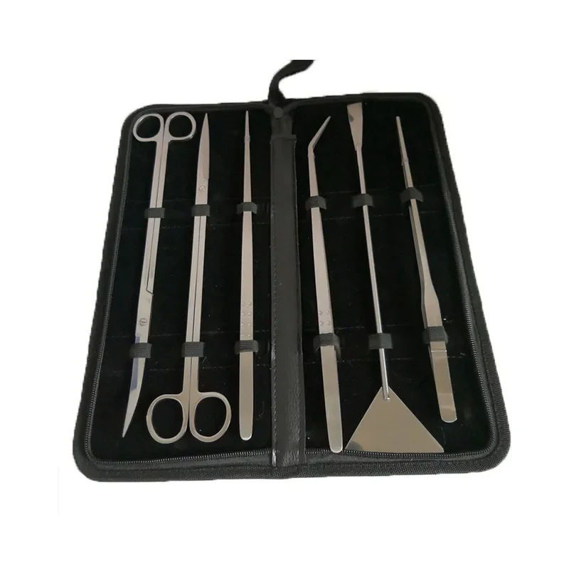 Planted Aquarium Maintenance Kit - مجموعة أدوات حوض السمك، ملاقط، مقص،