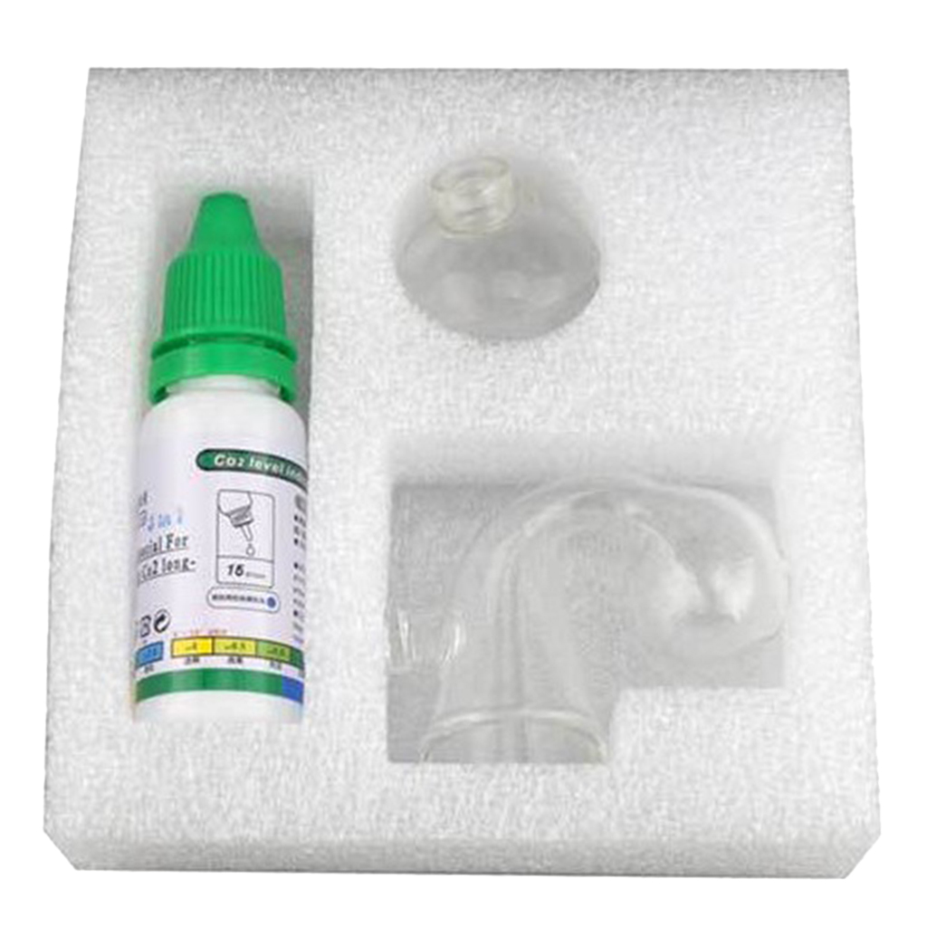 Glass Co2 Drop Checker - حوض السمك CO2 مؤشر الحل خزان