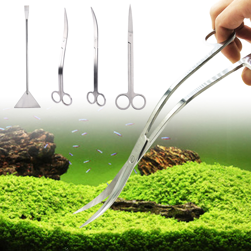 Planted Aquarium Maintenance Kit - اكسسوارات حوض السمك الصلب الفولاذ المقاوم