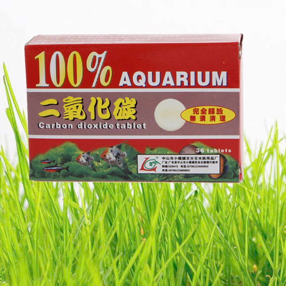 Planted Aquarium Fertilizer - 36 قطعة/علبة، أقراص ثاني أكسيد الكربون،