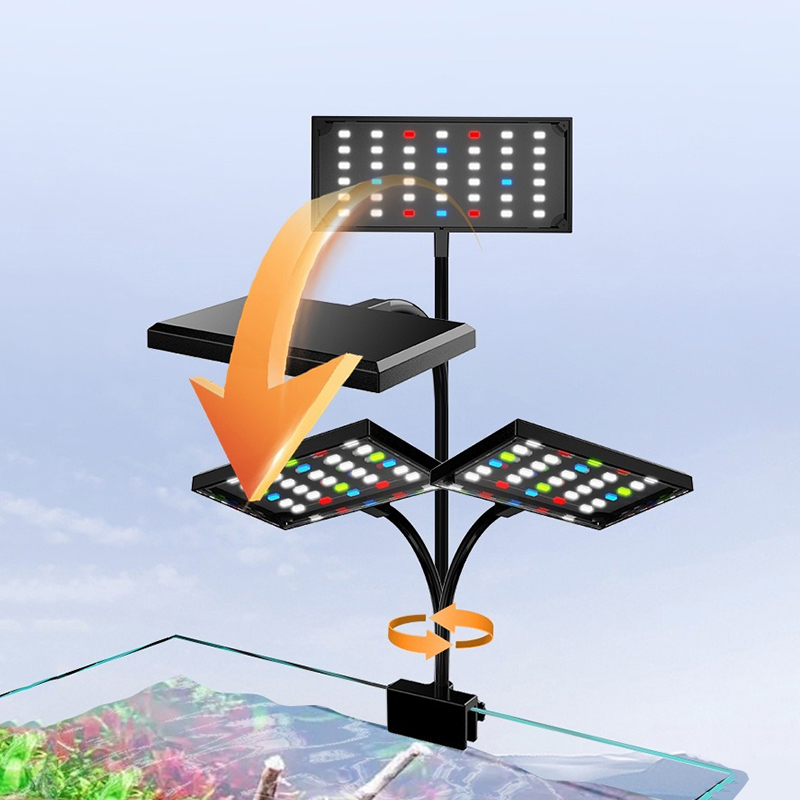 مصباح LED لحوض السمك يعمل عبر  - مراجعة Aquarium Plant Growth وسعره