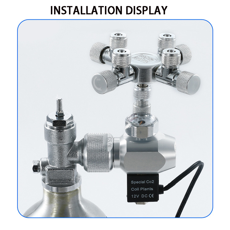 موزع ثاني أكسيد الكربون متعدد  - مراجعة Co2 Regulator Dual Stage وسعره