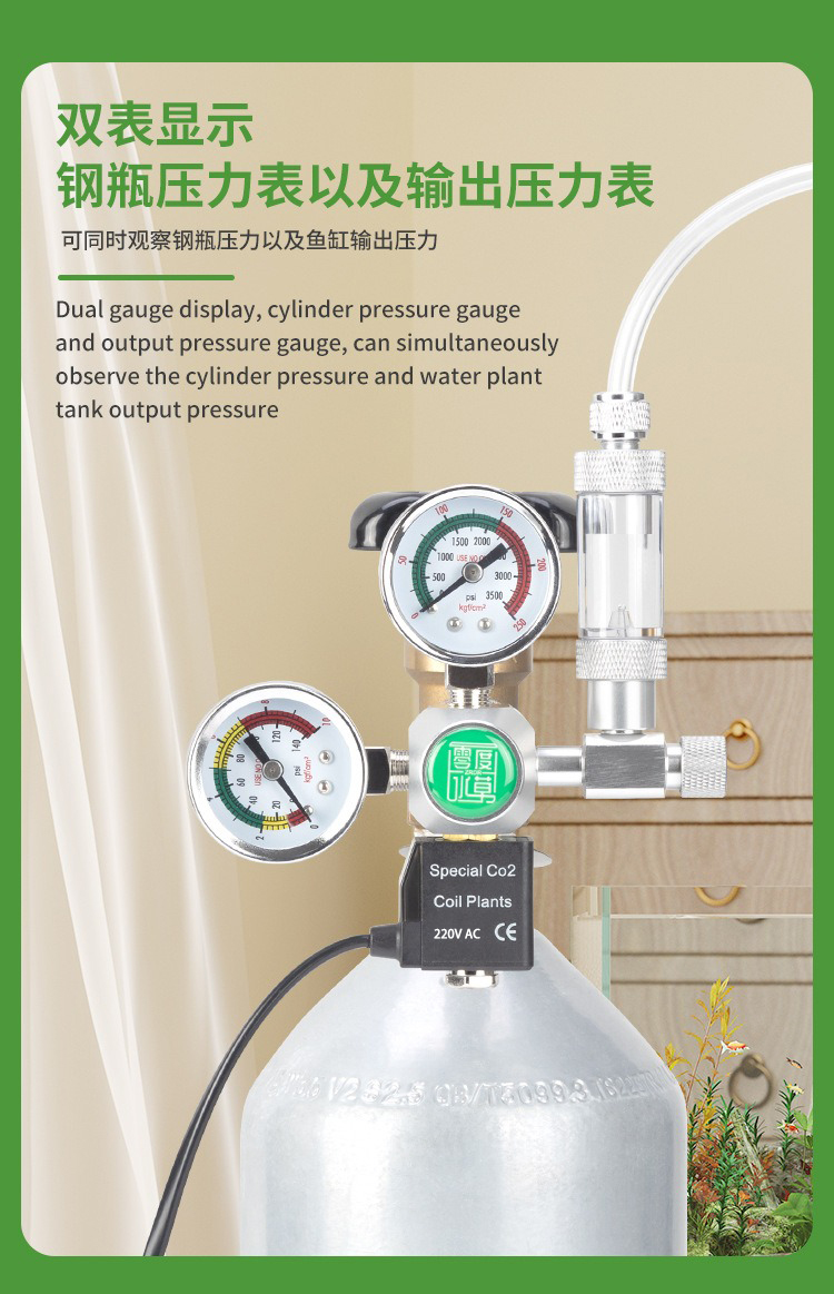 لتقوم بها بنفسك حوض السمك CO2  - مراجعة Co2 Regulator Dual Stage وسعره