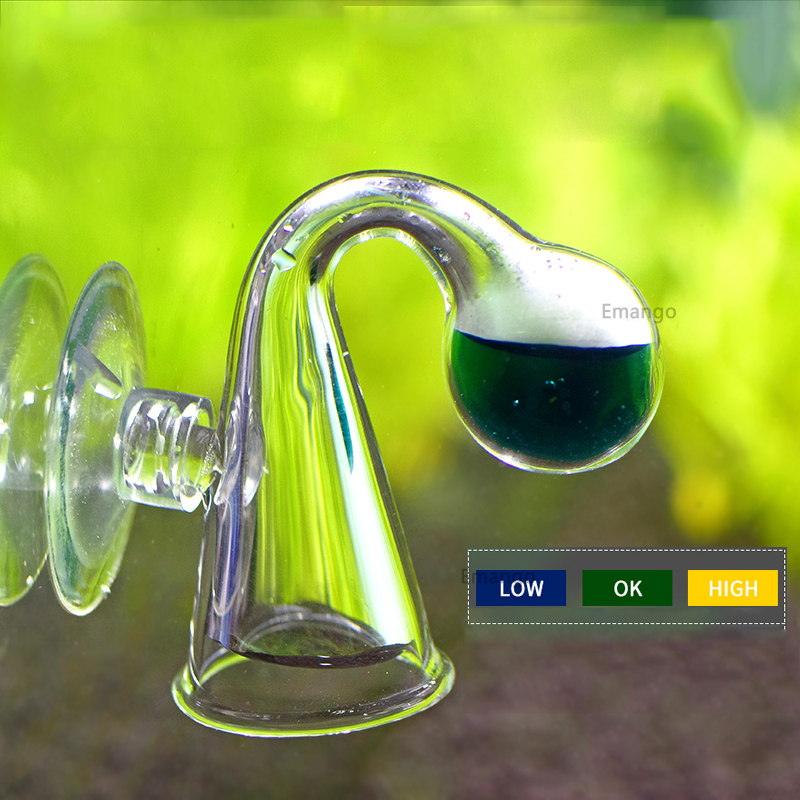 ثاني أكسيد الكربون خزان الأسما - مراجعة Glass Co2 Drop Checker وسعره