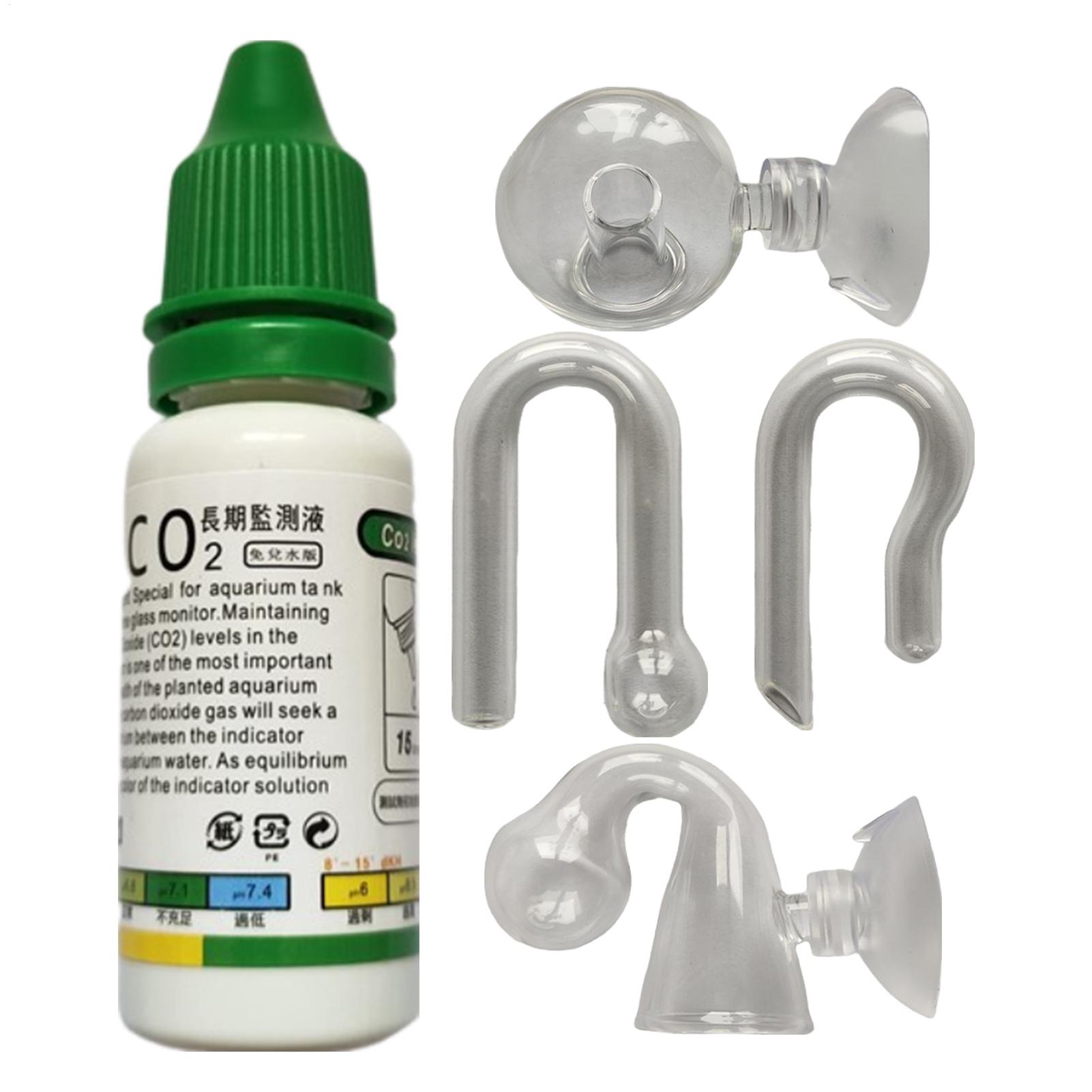 محلول مؤشر ثاني أكسيد الكربون  - مراجعة Glass Co2 Drop Checker وسعره