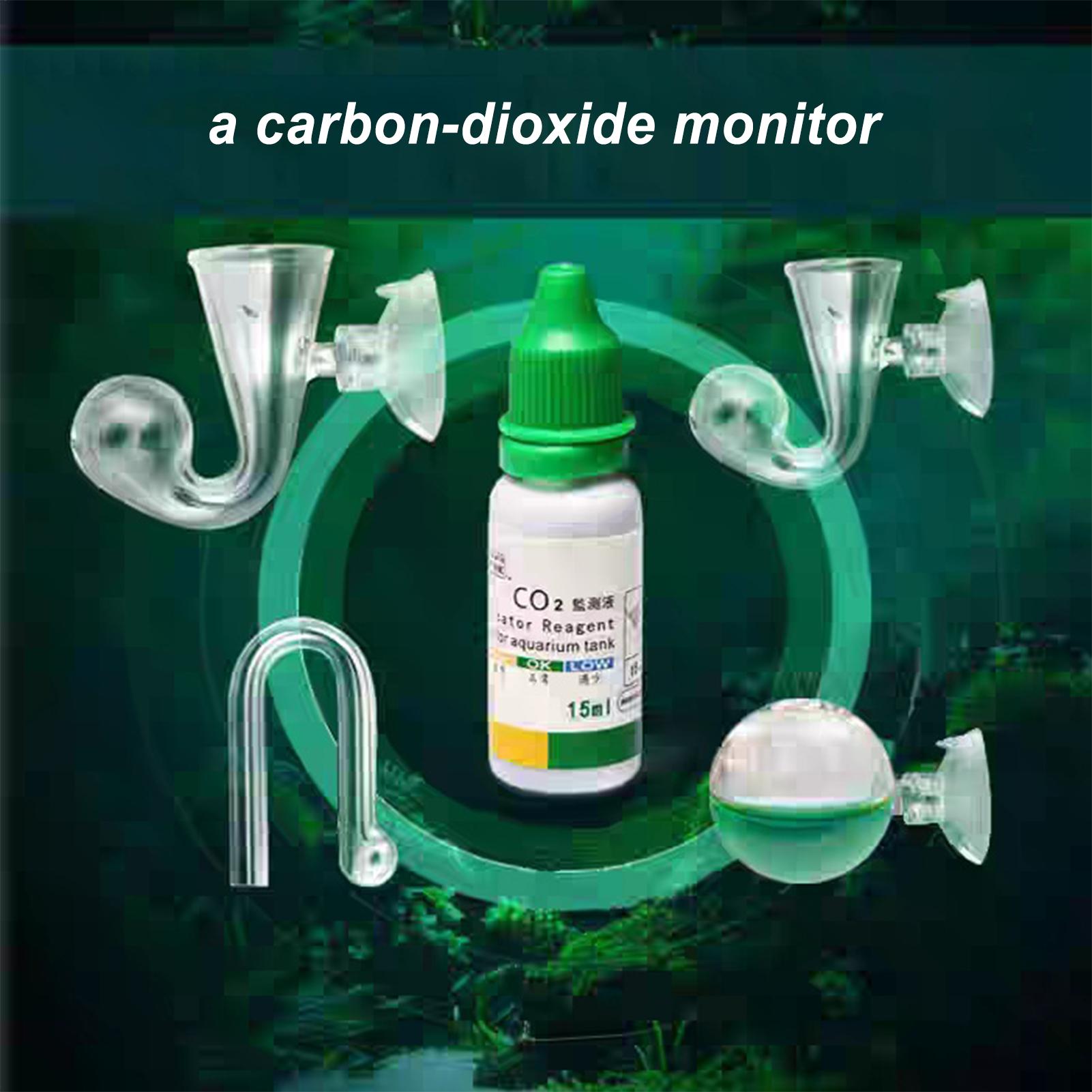 محلول مؤشر ثاني أكسيد الكربون  - مراجعة Glass Co2 Drop Checker وسعره