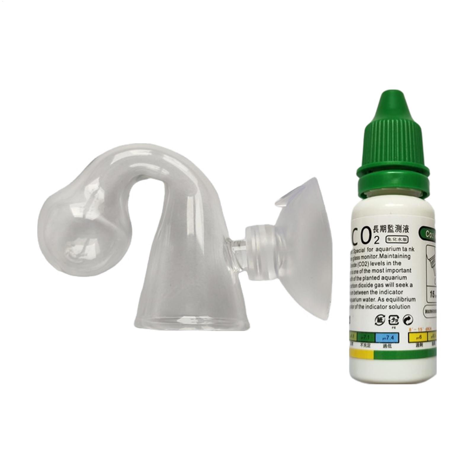 محلول مؤشر ثاني أكسيد الكربون  - مراجعة Glass Co2 Drop Checker وسعره