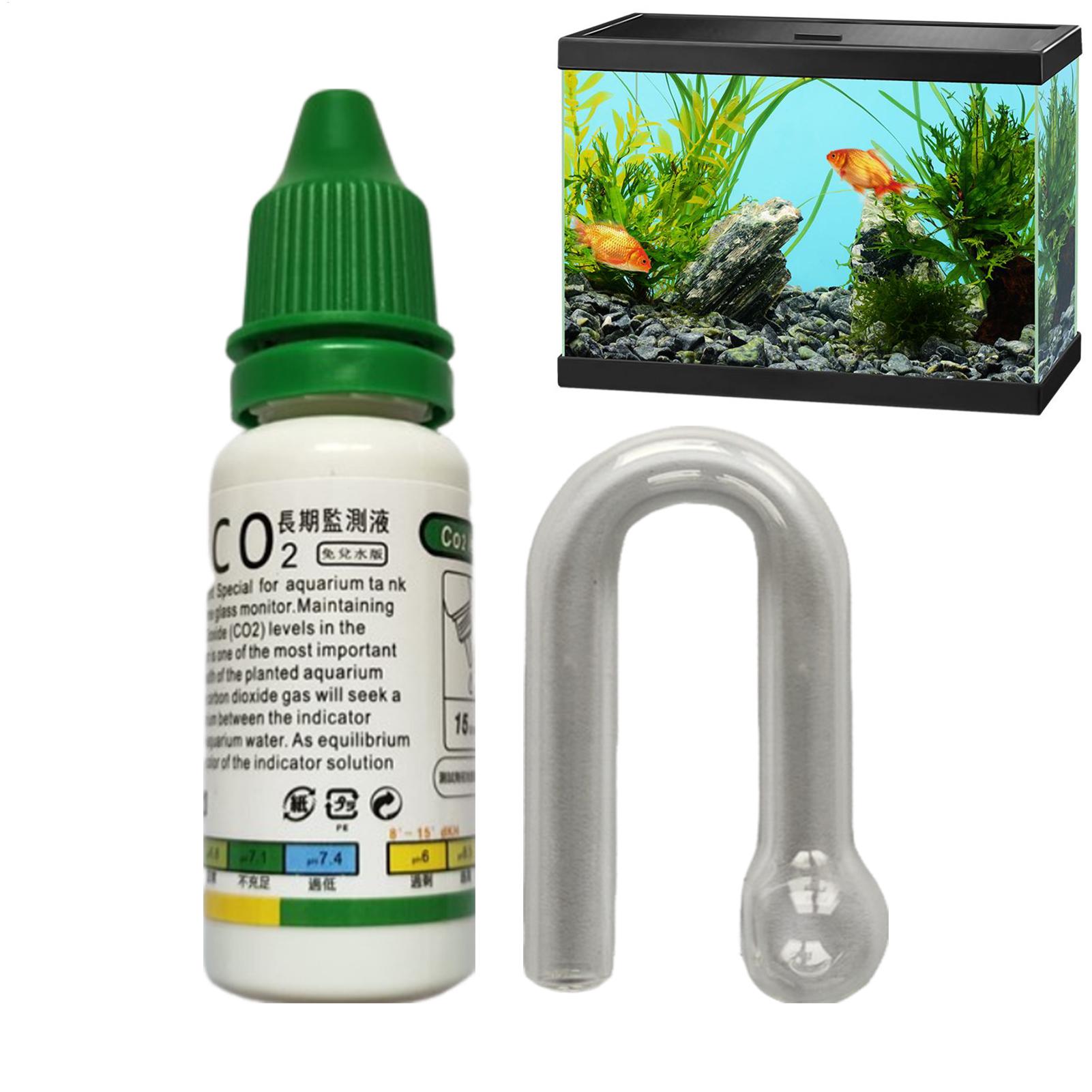 محلول مؤشر ثاني أكسيد الكربون  - مراجعة Glass Co2 Drop Checker وسعره