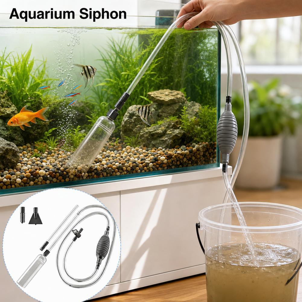 مضخة تبديل المياه لحوض السمك م - مراجعة Planted Aquarium Cleaning وسعره