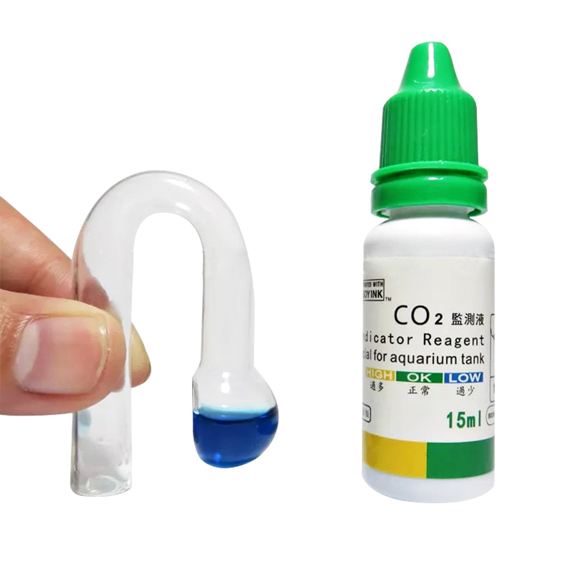 حوض السمك مؤشر CO2 لتقوم بها ب - مراجعة Glass Co2 Drop Checker وسعره