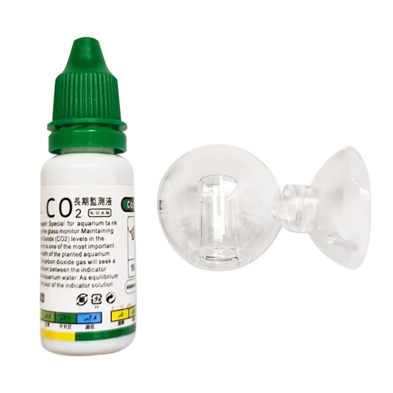 حوض السمك مؤشر CO2 لتقوم بها ب - مراجعة Glass Co2 Drop Checker وسعره