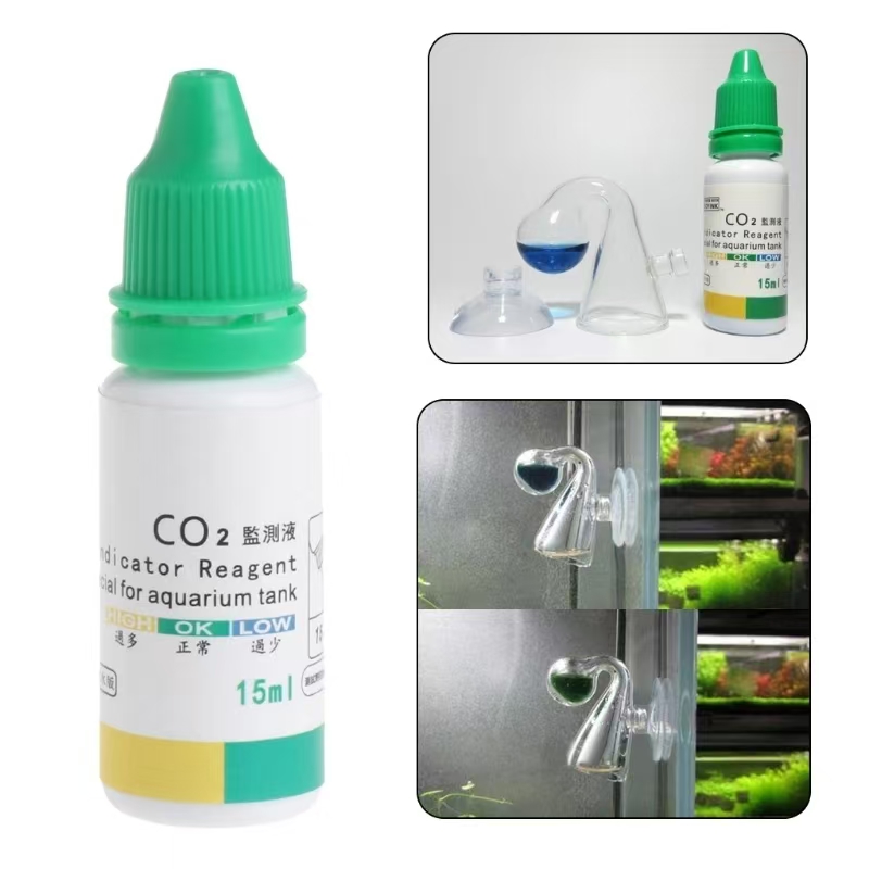 حوض السمك مؤشر ثاني أكسيد الكر - مراجعة Glass Co2 Drop Checker وسعره