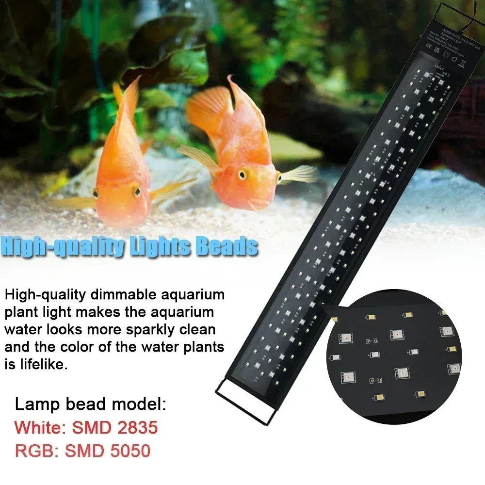 IP68 مقاوم للماء حوض السمك LED - مراجعة Aquarium Plant Growth وسعره