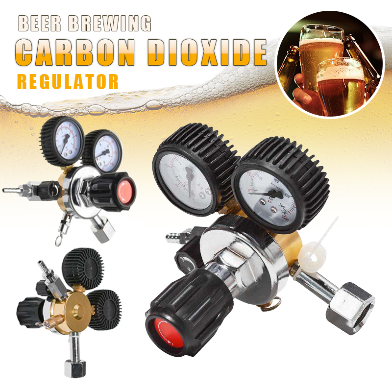 منظم زجاجة الغاز CO2 ثاني أكسي - مراجعة Co2 Regulator Dual Stage وسعره