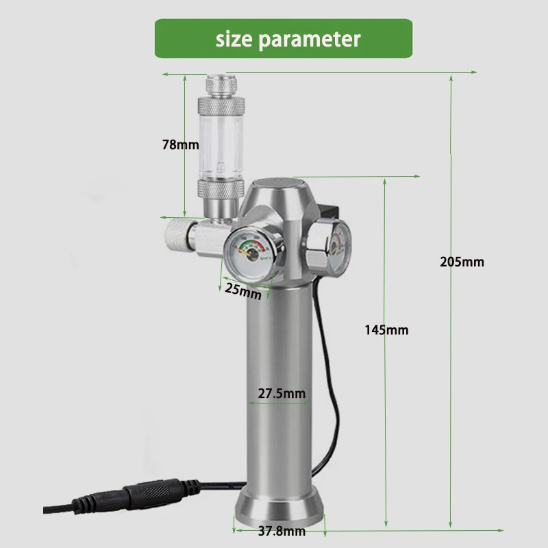 منظم ثاني أكسيد الكربون للأحوا - مراجعة Co2 Regulator Dual Stage وسعره