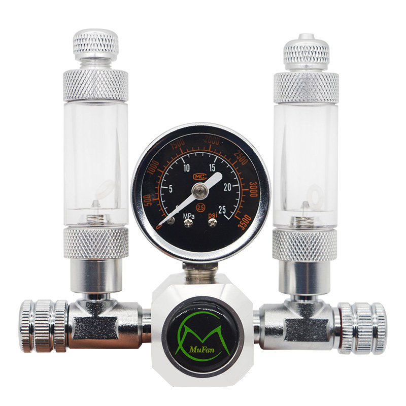 حوض السمك CO2 منظم المغناطيسي  - مراجعة Co2 Regulator Dual Stage وسعره