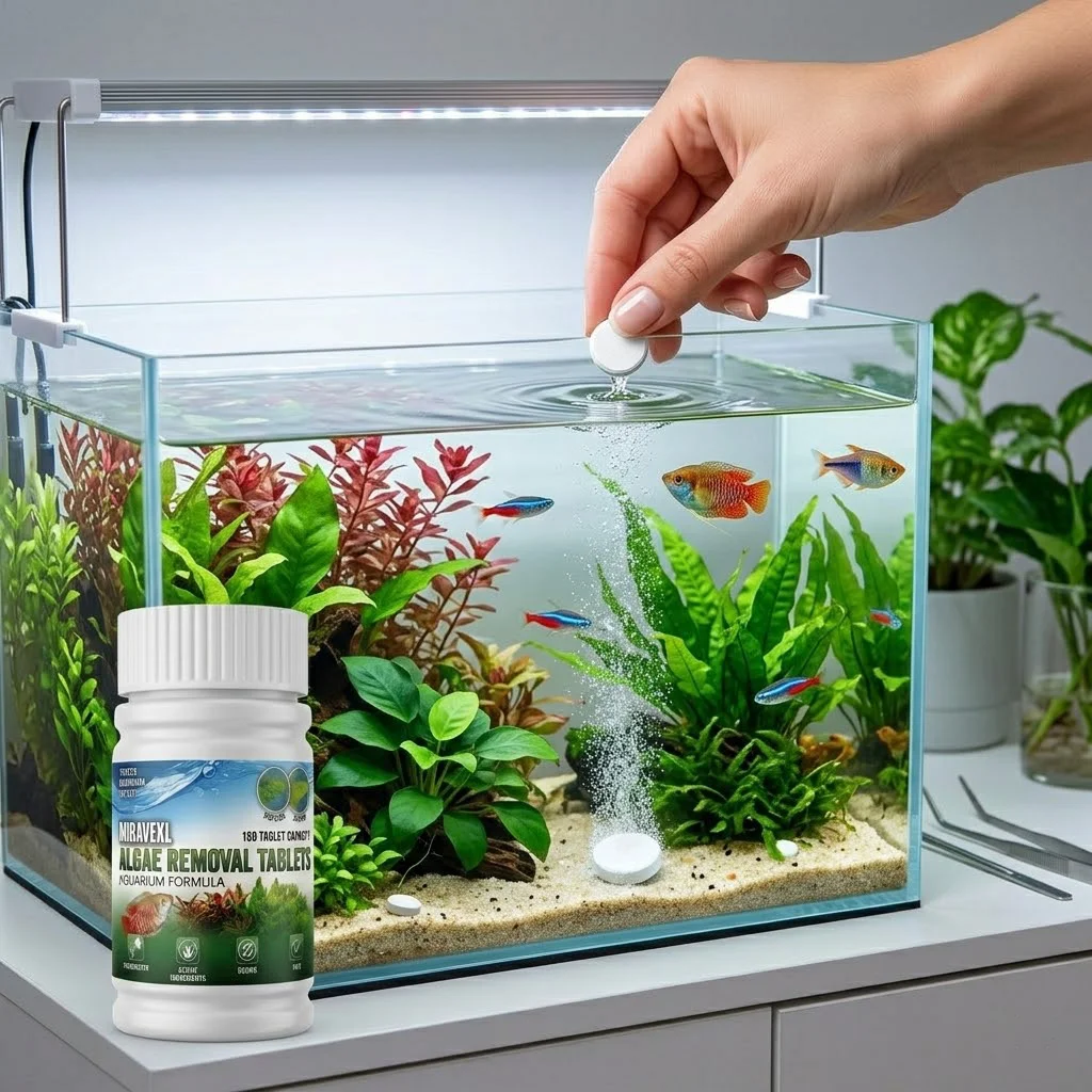 ميراڤيكس إل 150 قرصًا لإزالة ا - مراجعة Planted Aquarium Cleaning وسعره