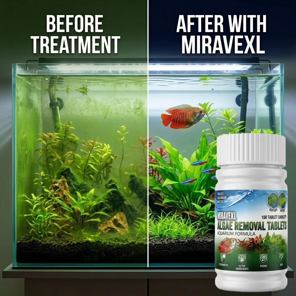 ميراڤيكس إل 150 قرصًا لإزالة ا - مراجعة Planted Aquarium Cleaning وسعره