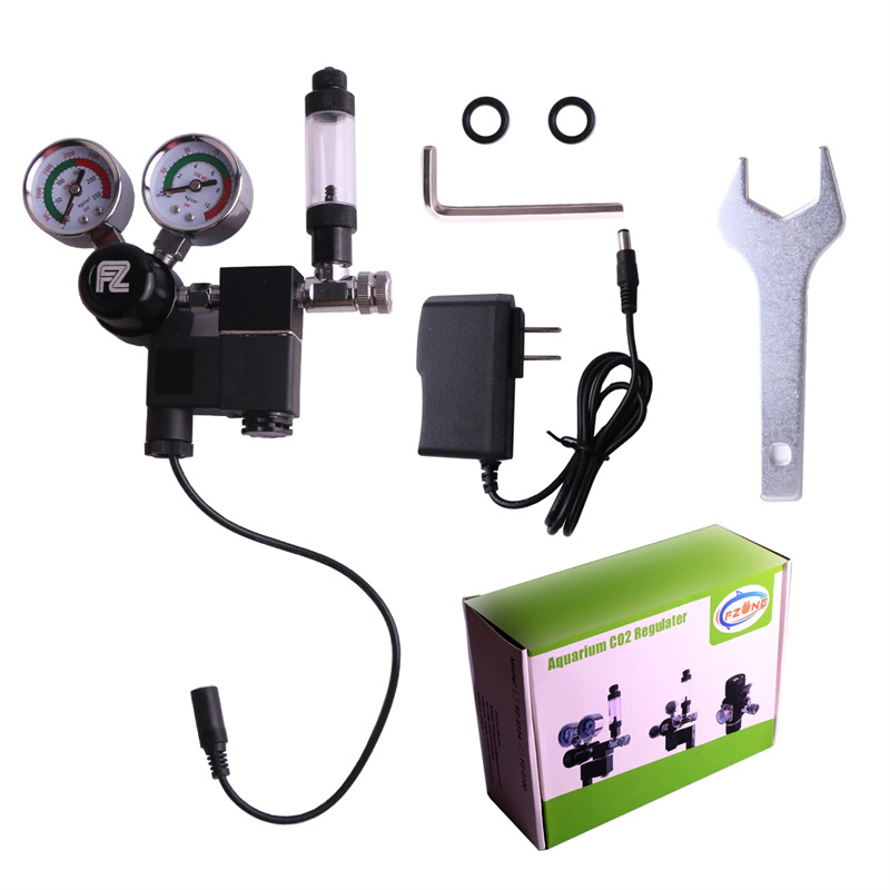 Fzone مرحلة واحدة كبيرة مقياس  - مراجعة Co2 Regulator Dual Stage وسعره