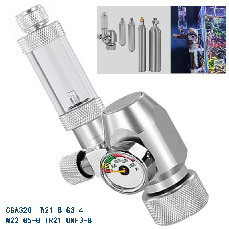 منظم ثاني أكسيد الكربون DIYCO2 - مراجعة Co2 Regulator Dual Stage وسعره